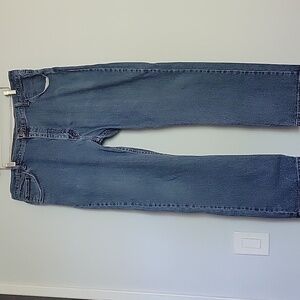 Wrangler straight leg  mens blue  jeans 40X29